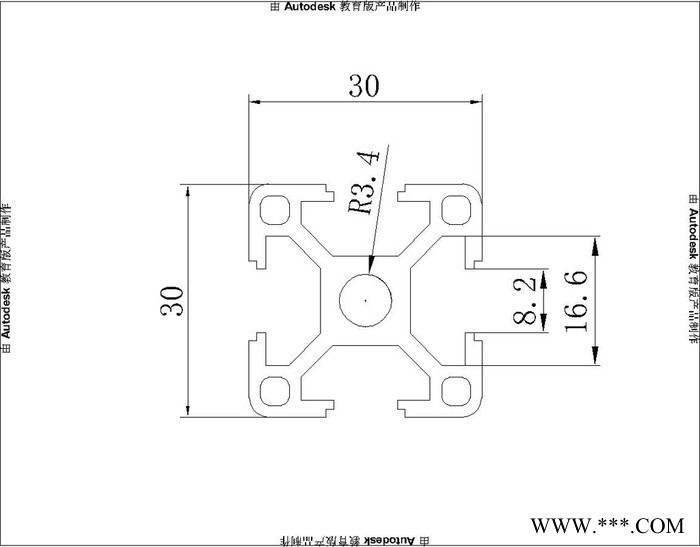 創宇cy-1500 工業鋁型湖南工業鋁型材 4040 國歐標鋁型材 4040C 流水線型材批發