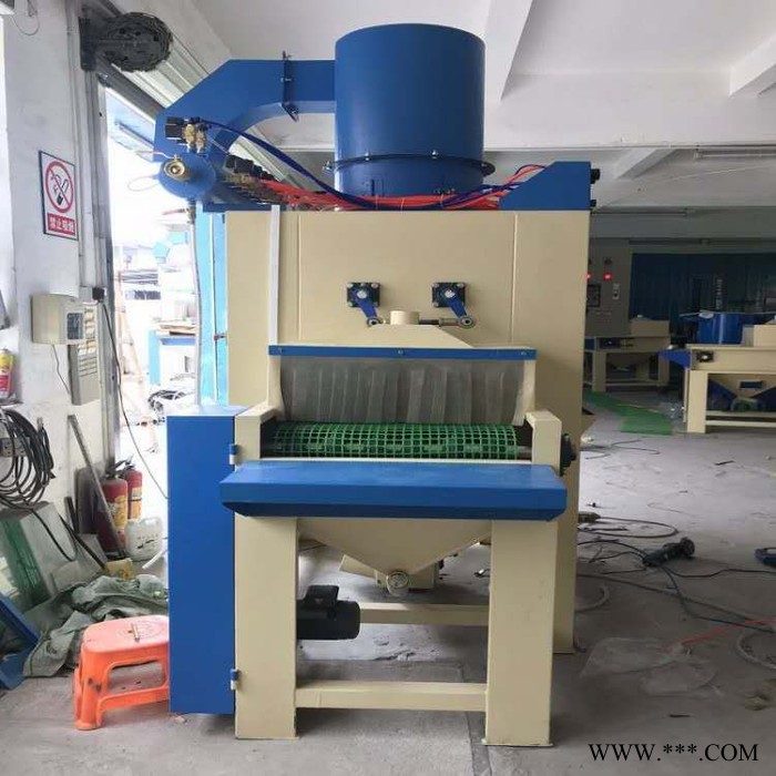 **鋁型材自動噴砂機(jī) 自動通過式噴沙機(jī) 鋁合金輸送式噴砂機(jī)