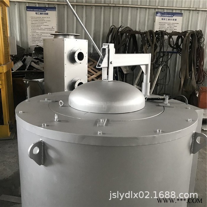 德力信BW-500 1t電爐 800度高溫爐 小型坩堝式集中熔化爐 提煉鋁錠設備