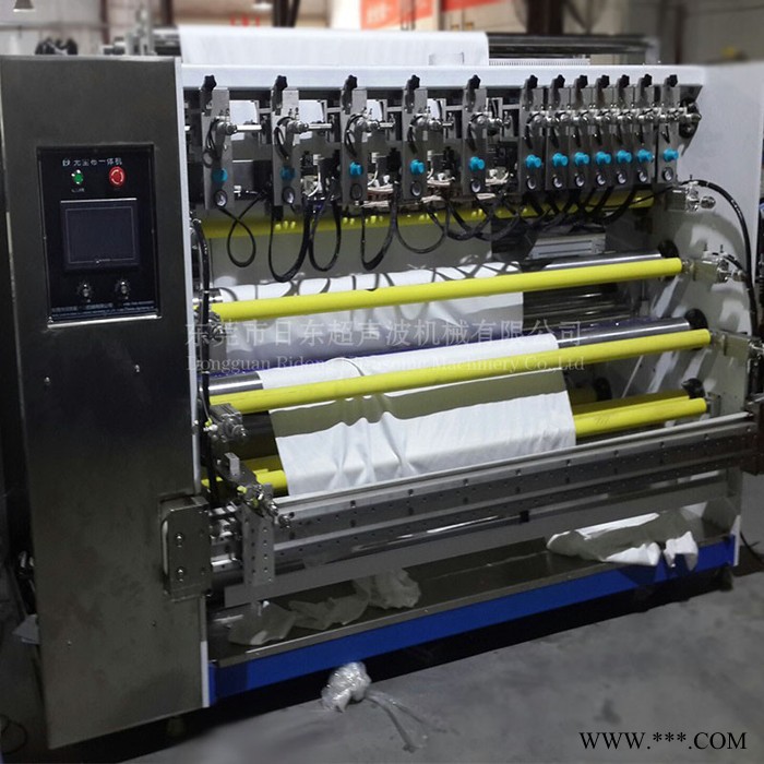 特斯林餐墊分條橫切一體機 沙灘椅面料分切 無塵布裁切機 超聲波無塵布分條機分切機切布機