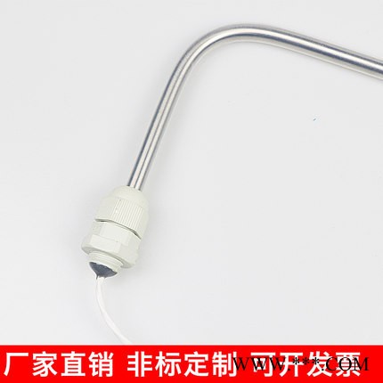 士業(yè)儀表丨PT100鐵氟龍熱電阻防腐蝕耐酸堿熱電偶 L型7字型電鍍槽化工用