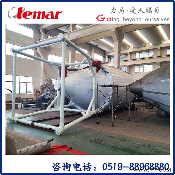 常州力馬-精密陶瓷離心式噴霧干燥線、LPG-750陶瓷粉噴干塔、氧化鋁噴霧塔式干燥機