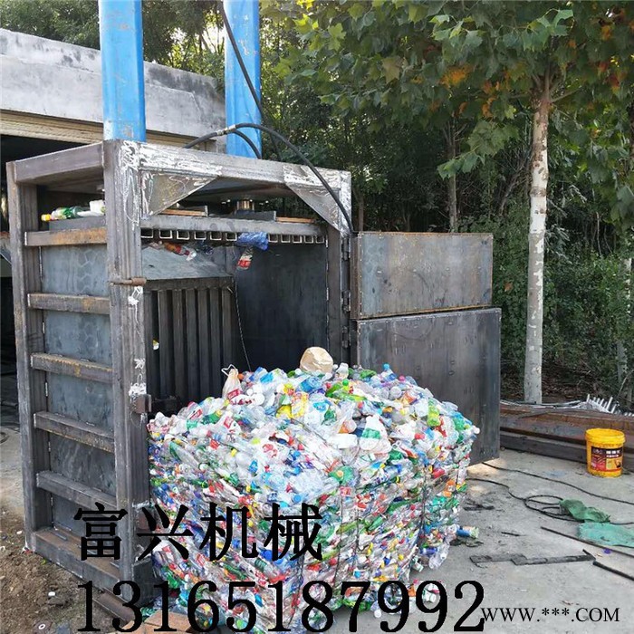 廢舊邊角料打塊機(jī)廠家 鋁箔袋液壓打包機(jī) 廢舊紙箱壓塊機(jī)圖片