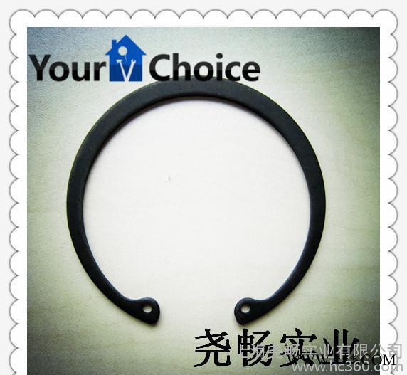 卡簧、擋圈,DIN472 孔用擋圈 磷化黑 102x4