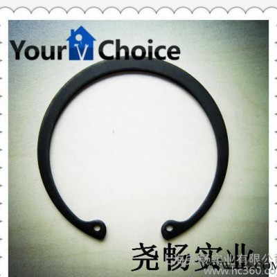卡簧、擋圈,DIN472 孔用擋圈 磷化黑 102x4