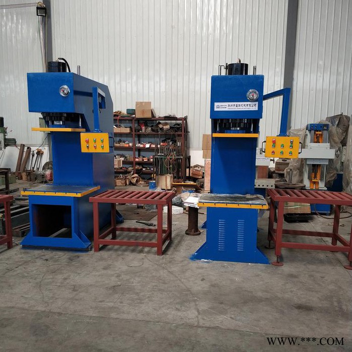 供應滕州盛豐Y41-100T 單柱軸類校直機 100噸單柱長軸校直機 齒輪熱處理校直機
