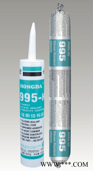 創世紀995中性結構膠玻璃膠硅酮膠中性玻璃膠防水防霉密封膠一箱