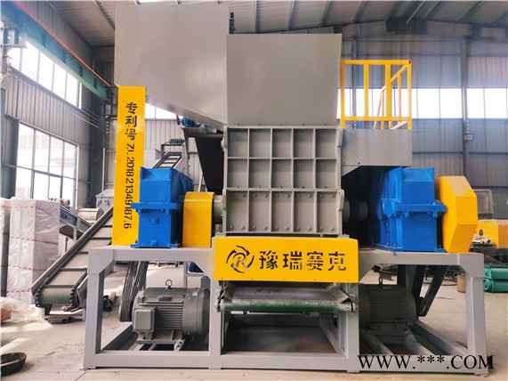 錘片式雙軸粉碎機 家用雙軸式粉碎機 雙軸廢鐵粉碎機 撕碎機小型雙軸撕碎機-瑞賽克