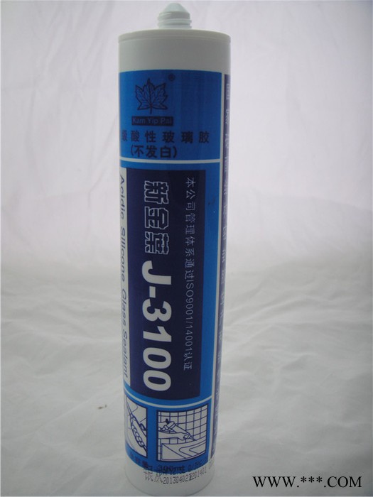 新金葉J3100酸性玻璃膠硅酸銅玻璃膠硅酮膠密封膠硅酸膠防霉一箱
