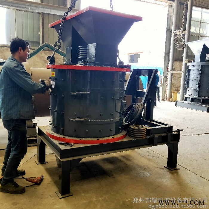 立式無鐵粉碎機  立軸式無鐵破碎機 板錘式無鐵打砂機 無鐵磨砂機 邦耀 無鐵制砂機