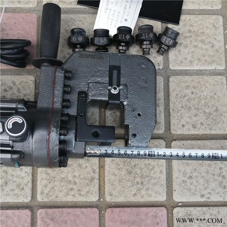 小型便攜式沖孔機 液壓電動沖孔機效率高 電動鋼板鋁板角鐵槽鋼沖孔器
