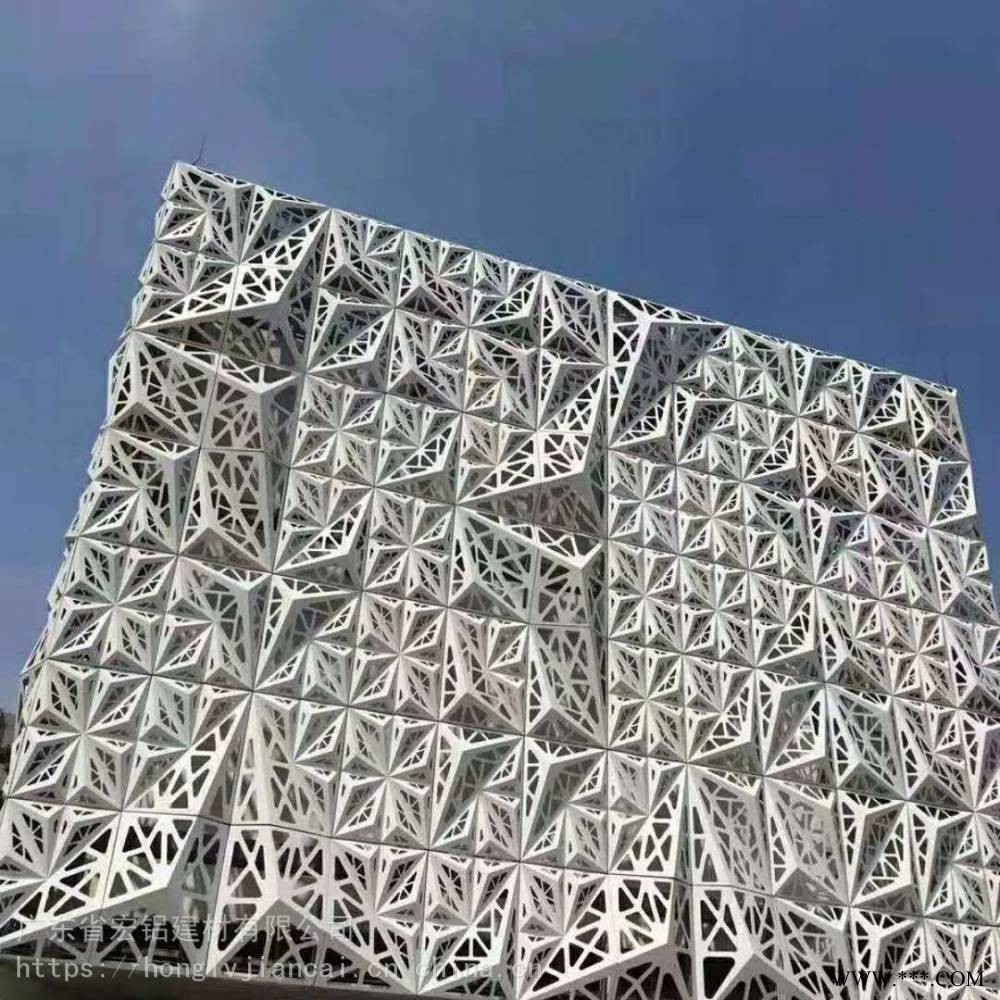 洞洞鋁板裝飾材料定制 藝術沖孔鋁板供應